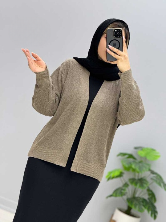 Aso Woven Open-Front Jacket – CW-1645