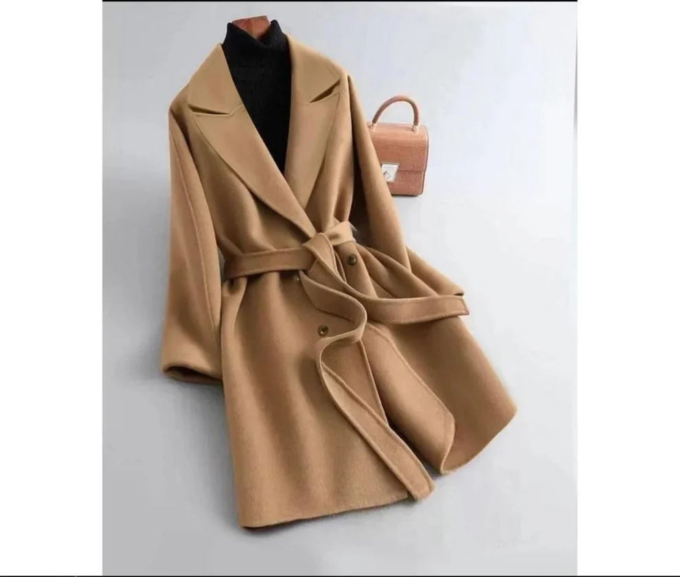 Choice Wear Women's Winter Fleece Coat Warm & Stylish Premium Long Coat for Cold Weather