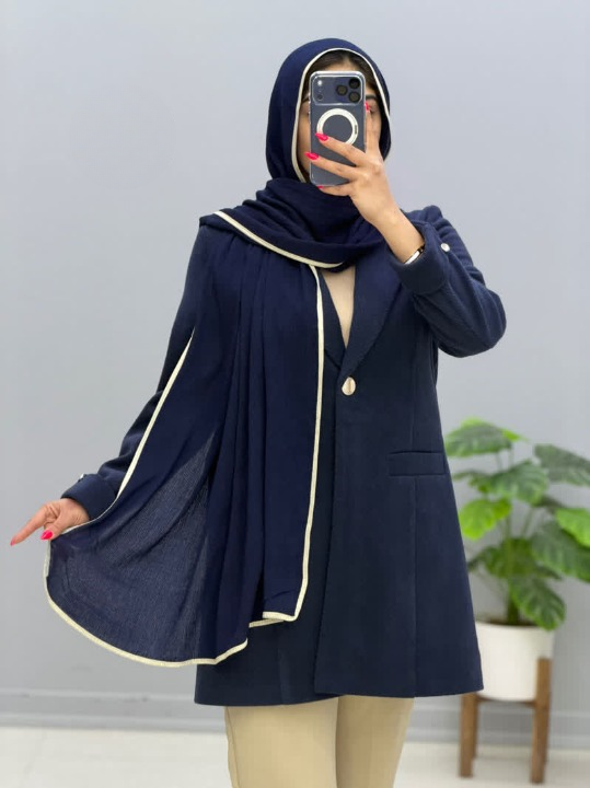 Pleated Scarf with Fringe – Cw-7915