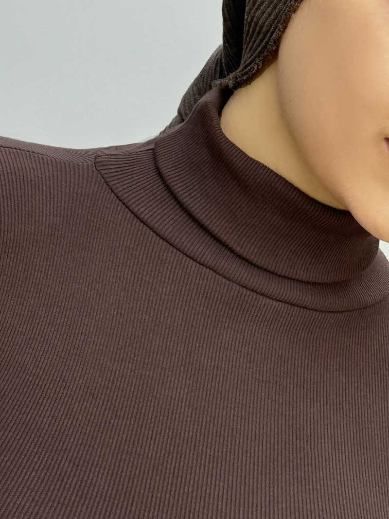 Turtleneck Sweatshirt | Ski Collar Push-Button – CW-6139