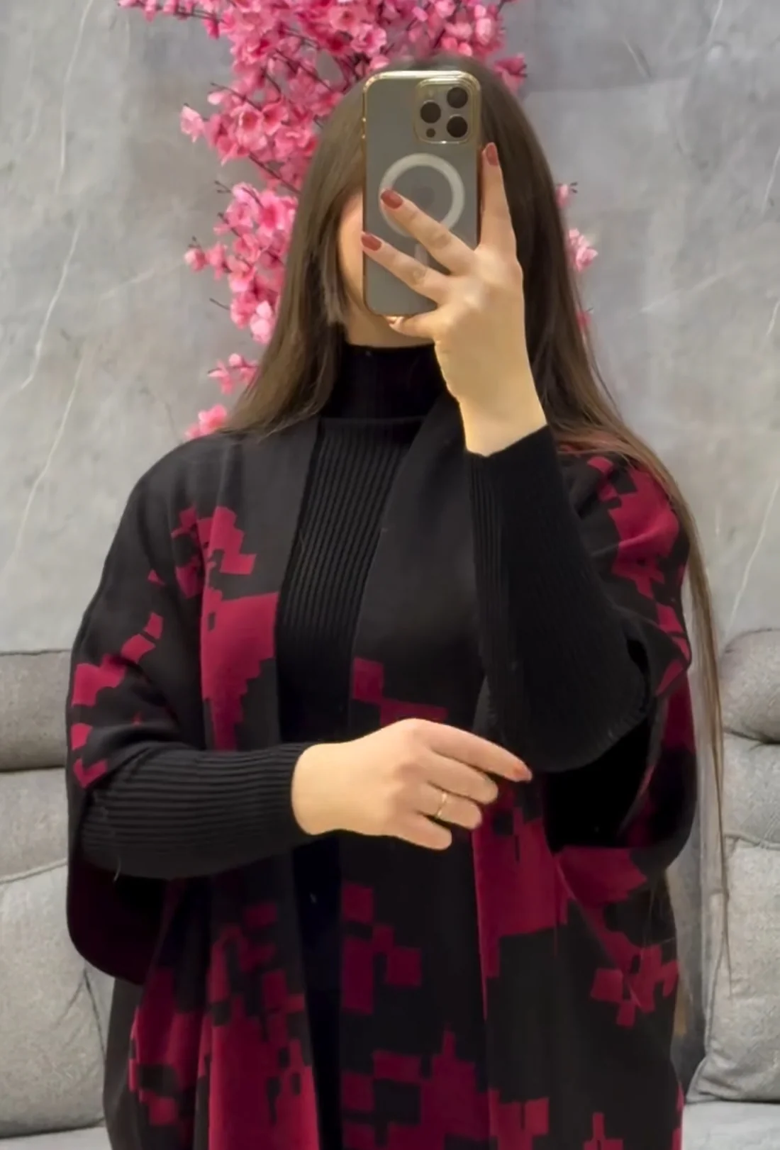 CW-387 Choice Wear 3 Pcs Ready-to-Wear Winter Outfit – High Neck, Shawl & Trouser Set