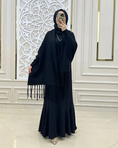 CW-498 Choice Wear Free Flow Fleece Poncho – Premium Warm Winter Poncho